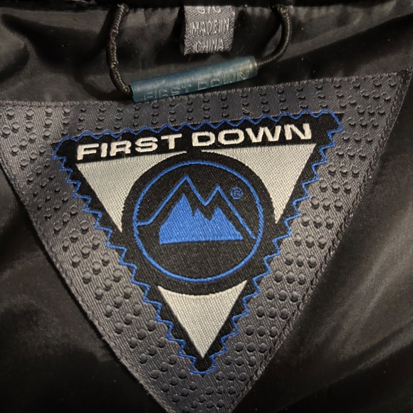 First Down Jacket Sz Small Winter Fall Snow - Picture 10 of 11